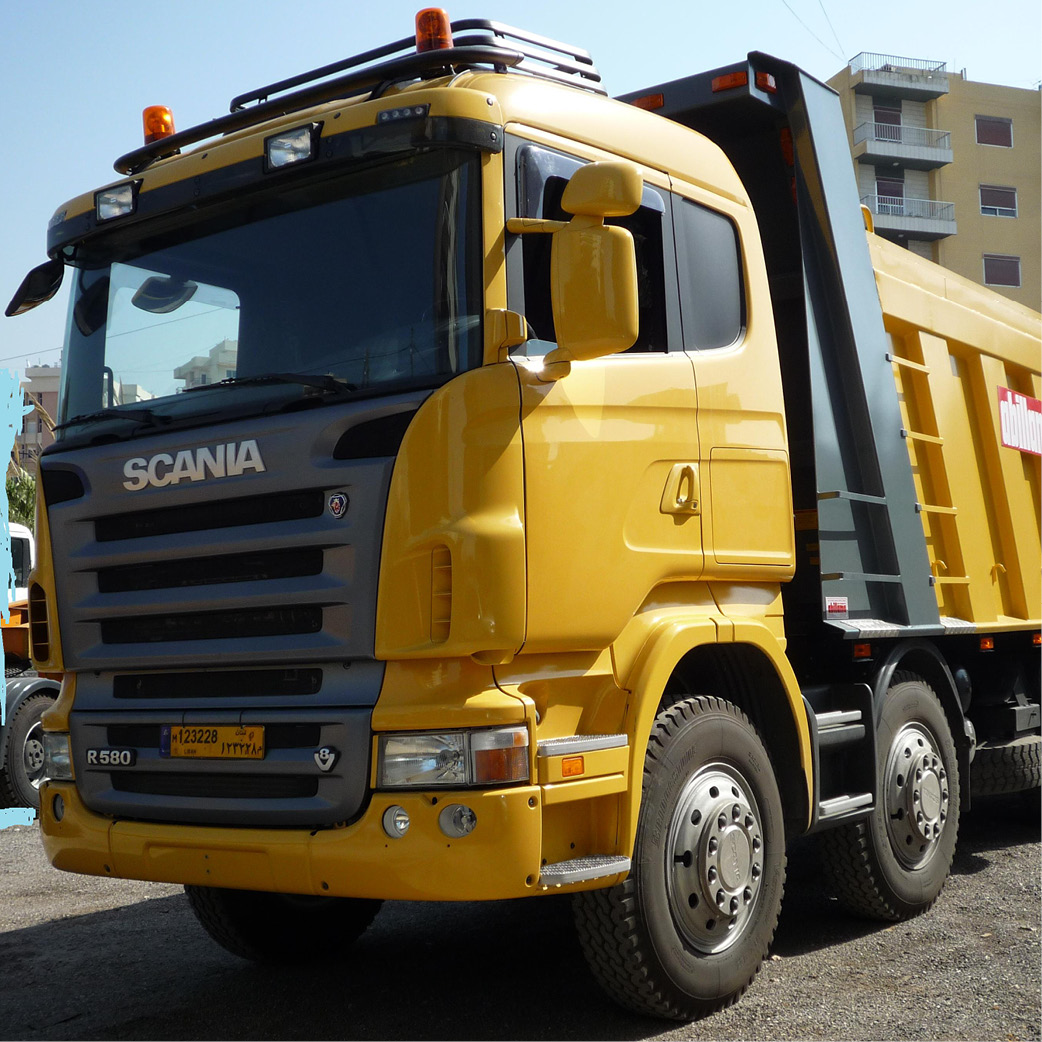 construction trucks